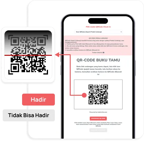 QR Code Check-in Buku Tamu Elynk