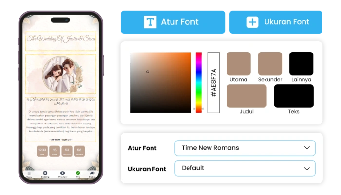Ratusan Tema Undangan Digital Yang Bisa Diubah Sesuai Selera